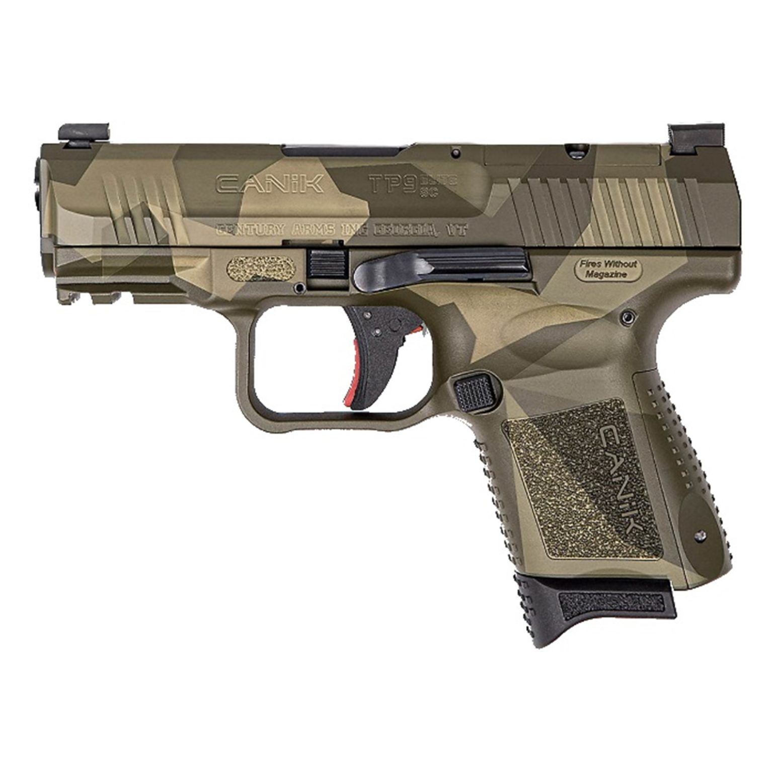 Canik TP9 Elite SC 9mm Splinter Green Camo - CANIK FIREARMS®